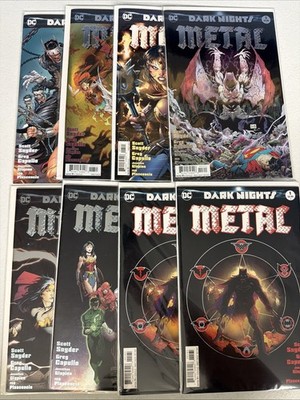 Dark Nights Metal #1 1 1 2 3 5 6 2016 Lot Run Set Batman DC Comics NM- *Z7