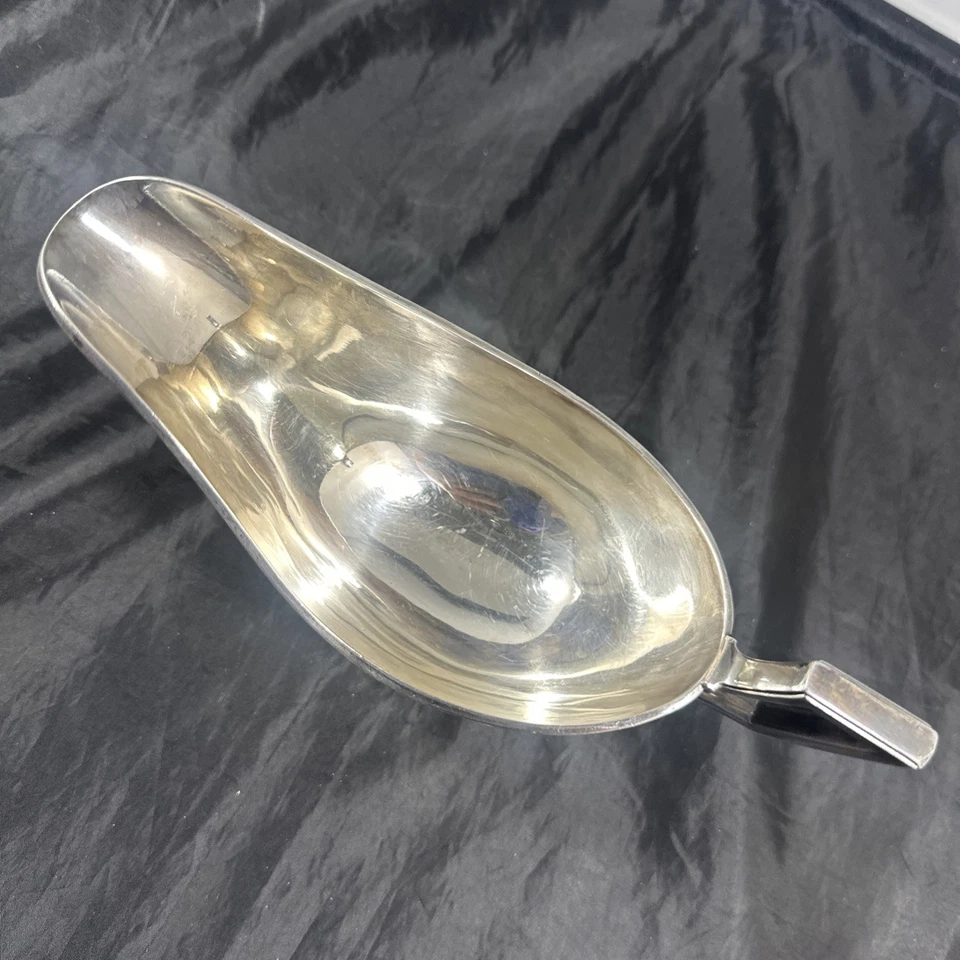 1847 Rogers Bros ПРЕДКОВЫЙ Посеребренный Соус Сервер Подливка Лодка 008641 - Изображение 2 из 4