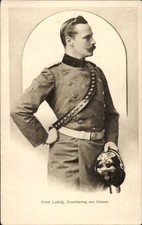 Ak Großherzog Ernst Ludwig von Hessen, Standportrait, Uniform - 11044111