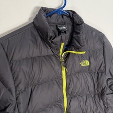 THE NORTH FACE Down Jacket Boys Andes Sz Large 14 16 Gray 550 Fill Puffer
