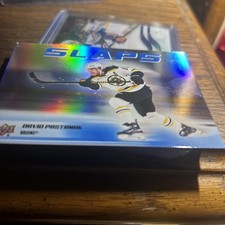 2025-26 UD Series Two Slaps  David Pastrnak Boston Bruins