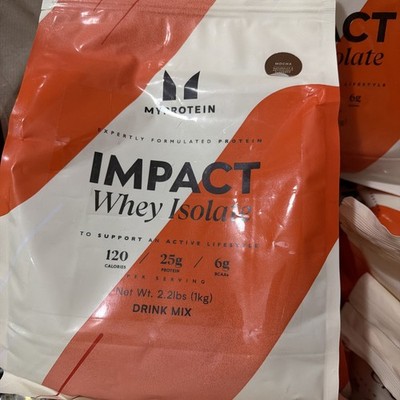 MyProtein Impact Whey Isolate 1kg Mocha expired 2027
