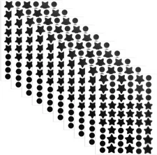 600pcs Black Pimple Patches, 240 Round Face Pimple Cover, 240 Small Star Acne Pa