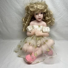 Vintage Jane Bradbury 2001 Wax Artist Doll Ltd Ed 1025/2000 Star Dress