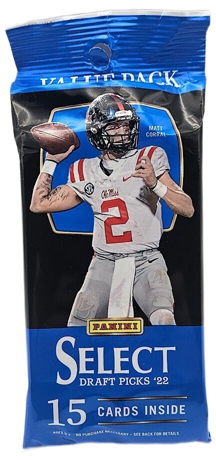 Panini 2022 Select Draft Picks Football Jumbo Value Pack - 15