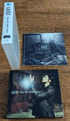 Used Gackt Maxi Single Stay The Ride Alive CD+2DVD Edition(no Obi) AVCA29599/B~C
