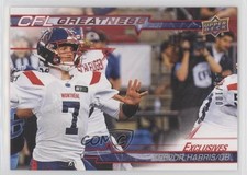 2023 Upper Deck CFL CFL Greatness Exclusives 43/100 Trevor Harris #CG-TH 12oc