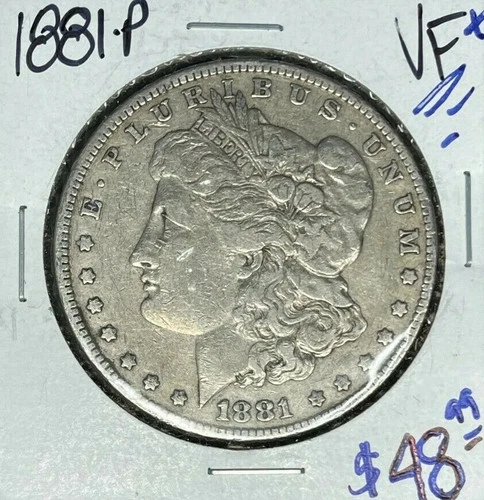 New Listing1881-P MORGAN SILVER DOLLAR ~ VF+ ~NICE COIN~