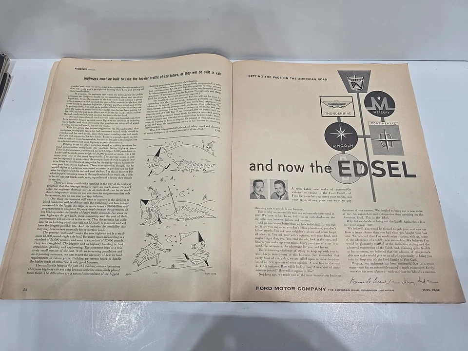 VINTAGE OCTOBER 29, 1957 LOOK MAGAZINE ATOMIC BOMB AND THOSE WHO STOLE IT  - Image 4 of 4