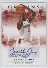2021 Panini Chronicles Draft Picks Origins Rookie 2/199 Terrell Gomez Auto pe8