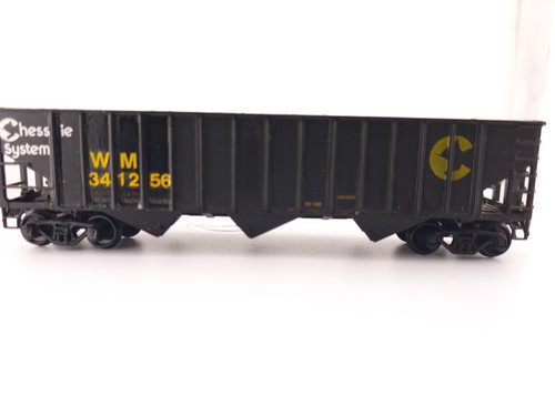 *LEER* Athearn escala HO PERSONALIZADO sistema de ajedrez tolva de 3 bahías WM 34156 vagón de tren | Condition: Used