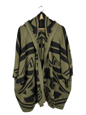 ATMOSPHERE Cardigan Damen Jacke Gr. DE 40 schwarz-khaki Casual-Look