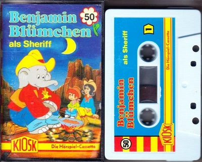 MC Benjamin Blümchen 50 - Benjamin Blümchen als Sheriff - KIOSK C1 blau - Bild 1 von 3