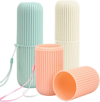 3 StüCk Etui ZahnbüRste, Reise Wasser Becher Set, Reise ZahnbüRsten-Etui, Zahnbü