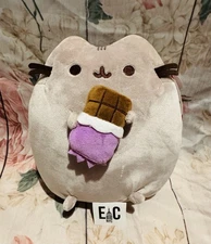 New Pusheen Snackable Chocolate Bar Exclusive Plush 9.5inch New with Tags 