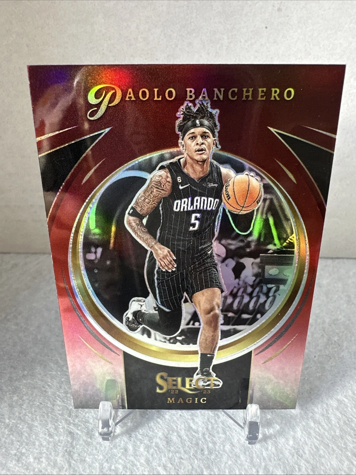 2022-23 Panini Select - Select Certified Paolo Banchero #11 Red Prizm (RC)