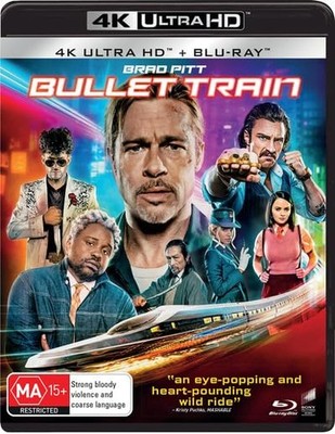 Bullet Train   Brad Pitt   NON-USA Format   Region B Import, Australia (Blu-ray)