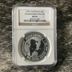 1993 Australian Silver Kookaburra 1 oz — photo from another recent sale