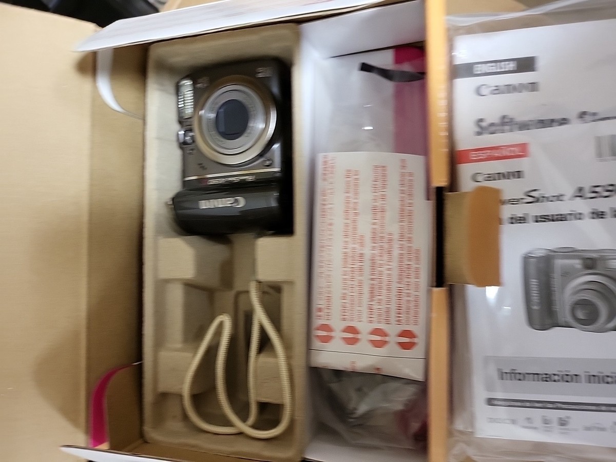 Canon PowerShot A590 IS 8.0MP Digital Camera - Gray for sale