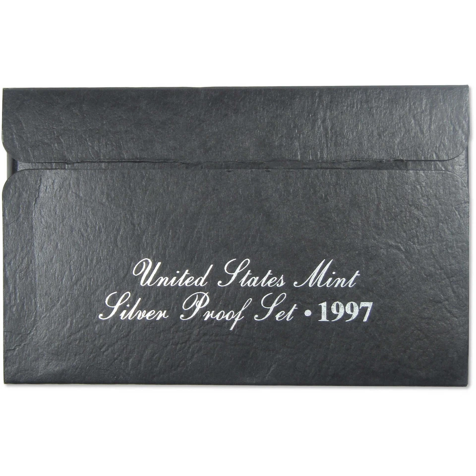 1997 Silver Proof Set U.S. Mint Original Government Packaging OGP COA - Image 4 of 4