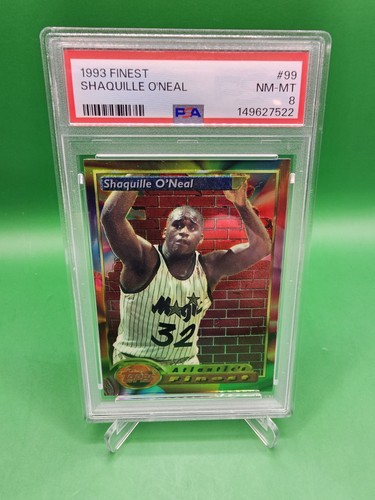1993 Topps Atlantic's Finest #99 SHAQUILLE O'NEAL PSA 8 NM-MT Orlando Magic