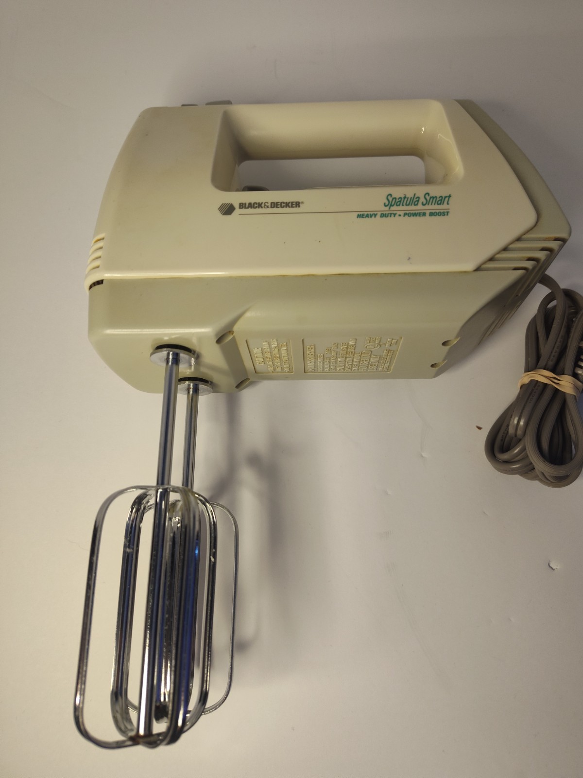 Black & Decker Spatula Smart Hand Mixer 5 Speed Heavy Duty P