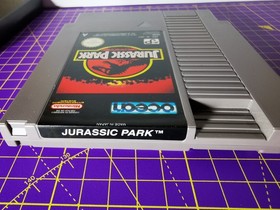 Jurassic Park NES Nintendo Entertainment System Cartridge + Dust Sleeve