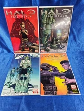 Halo Fall of Reach Bootcamp #1 2 3 4 Full Set Marvel Comics Microsoft 2010 1-4