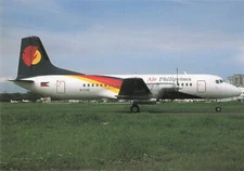 Postcard Airline AIR PHILIPPINES NAMC YS-11A-208 RP-C2015 CC7.