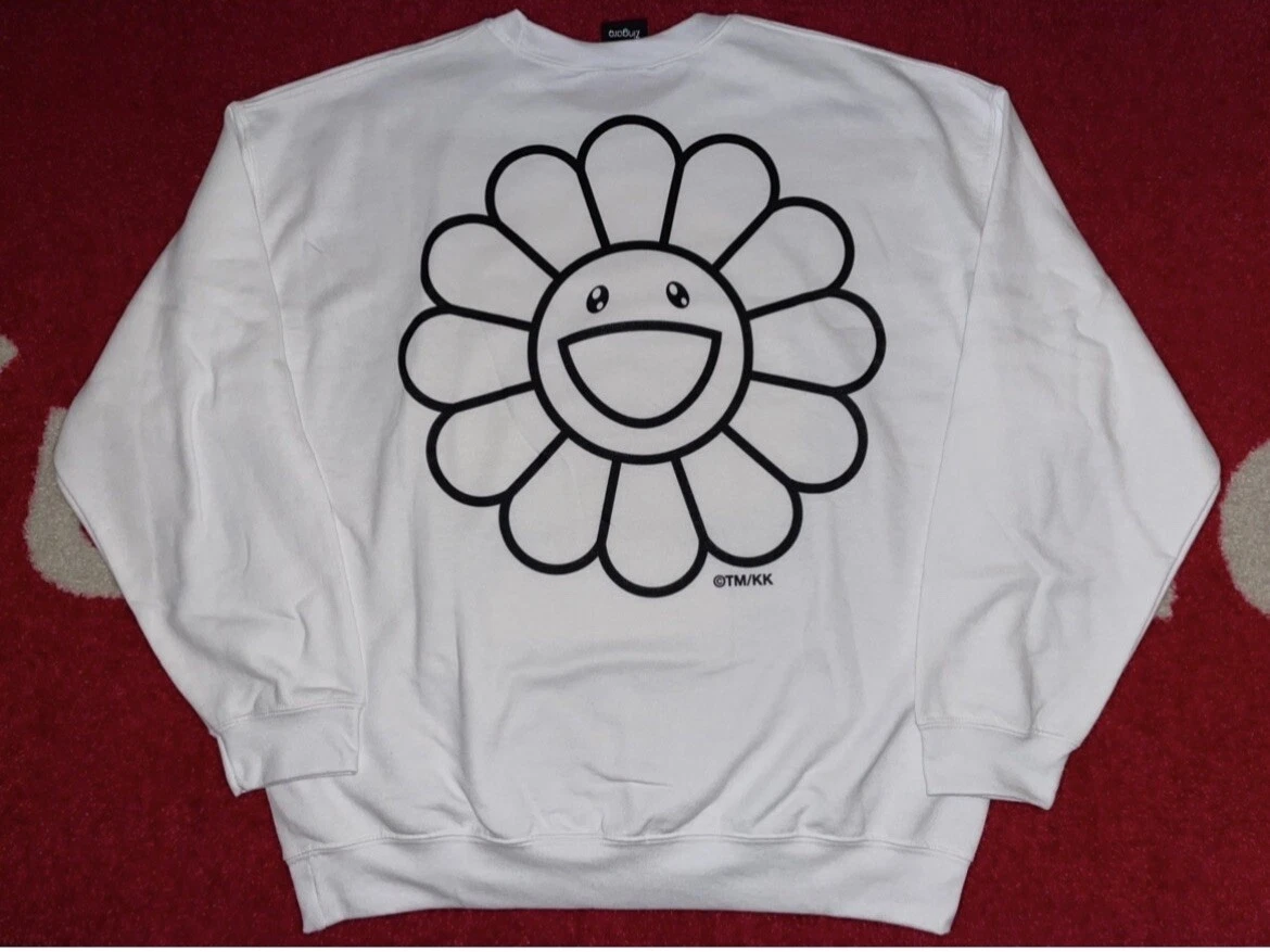 *VENTE* TAKASHI MURAKAMI x TENCHIMU FLEUR COL ROND SUPREME BOX LOGO XL XLARGE