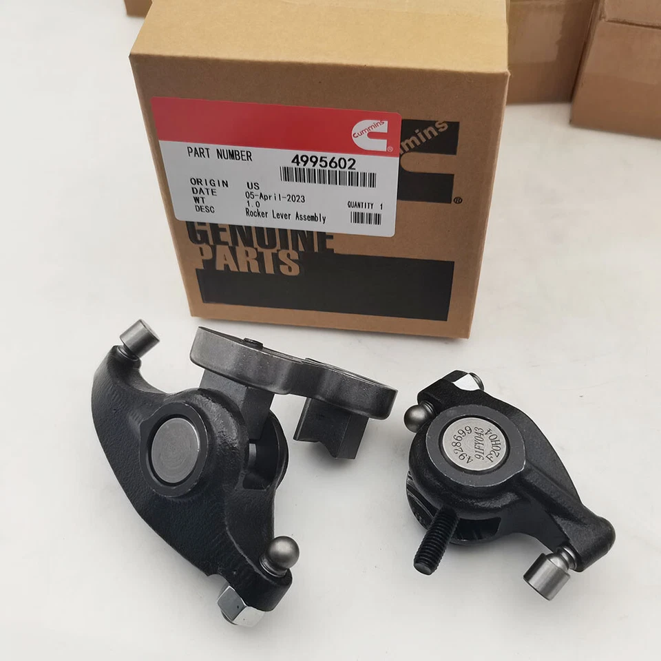 6pc 4995602 Rocker Arm Assembly Fits For 98.5-18 Cummins Dodge Ram 5.9L 6.7L 24v Foto 2 de 4