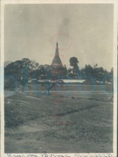 1927  Parkland Rangoon Burma Chefalo magic Tour 4x3" Orig photo