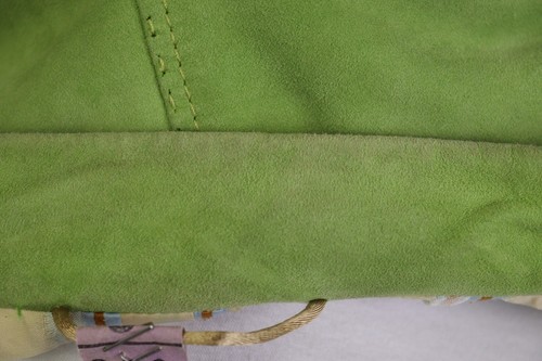 HABSBURG KLEIDER Green Suede Button Long Sleeve Blazer Coat Jacket Size M/L - Picture 18 of 24