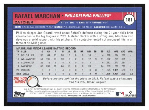 2021 Topps Big League 151-300 with variants Pick your Card(s) - Picture 64 of 291