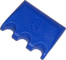 Q-Claw QCLAW Portable Pool/Billiards Cue Stick Holder/Rack - 3 Place - Blue