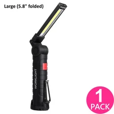 COB LED Work Light USB Rechargeable Magnetic Flashlight Hand Lamp Inspection USA