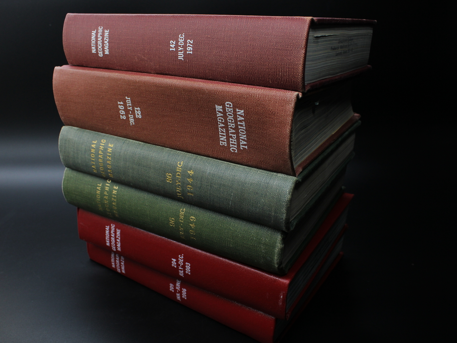 National Geographic Magazine Hardcover Books (1912-2010 Vol 23-229)