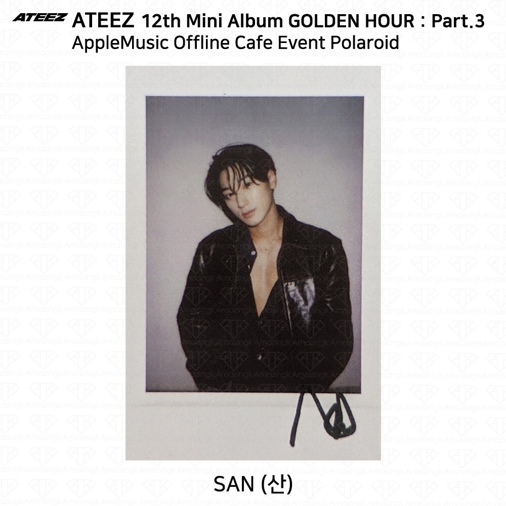 ATEEZ 12th Mini Golden Hour Part.3 Applemusic Offline Cafe