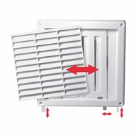 BelüFtung Grille 165Mm X 165Mm Mit RollläDen T43A