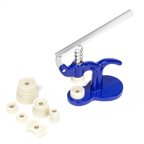 Watch Repair Kit Case Opener Holder Link/Pin Remover Watch Press + 12 Nylon Dies - Picture 15 of 54
