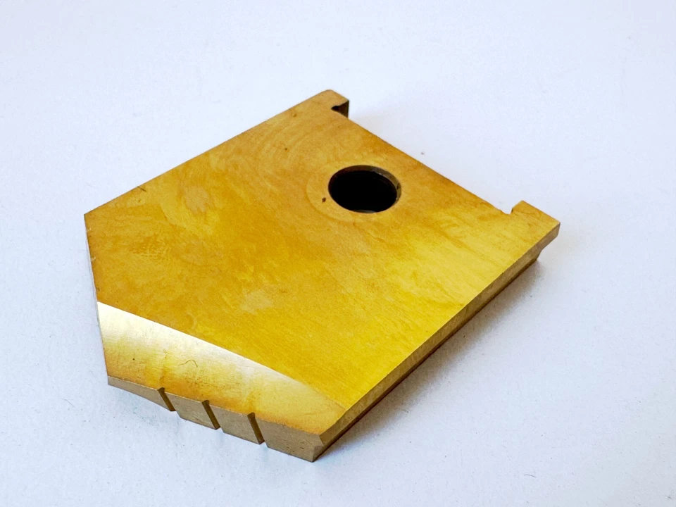 Asiento de inserción de taladro de pala gruesa de 1-3/4 de diámetro X 5/16" tamaño C HSS 130° punto recubierto de TiN Foto 2 de 4