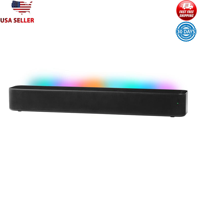 LED Soundbar 2.0 Bluetooth Speakers 120W Peak Audio Multi-Connection Options New-image