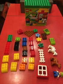 LEGO Duplo My First Garden Lot (10517) + Baby Zoo (4962) + Car + 