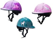 HORKA Rider Kinder Sicherheits Reithelm / Reitkappe Gr. XS/S 48 - 52