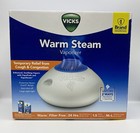 Vicks Warm Steam Vaporizer with Nightlight Vaporizer, 1.5 gallon capacity