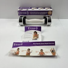 Shake Weight 2.5 LB White Dumbbell NO DVD in Original Box