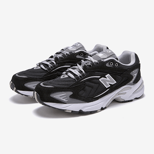 Genuine New Balance 725 ® ( Men All Size UK: 6.5 - 12 ) Black Leather ( ML725R ) - Picture 4 of 14