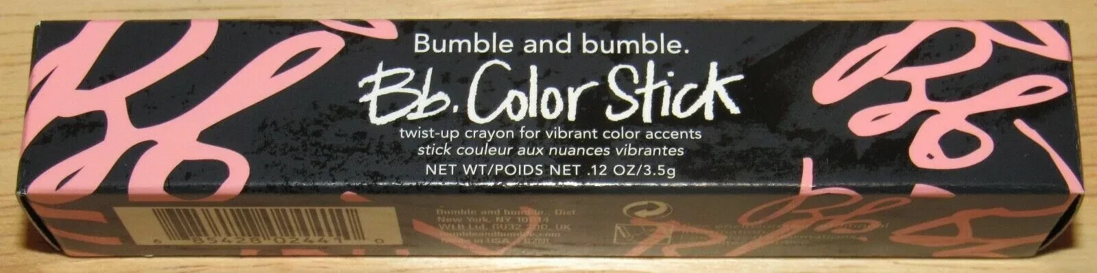 Bumble And Bumble Bb Color Stick Ballet Pink NIB 0.12 Oz Twist Up Crayon Accents