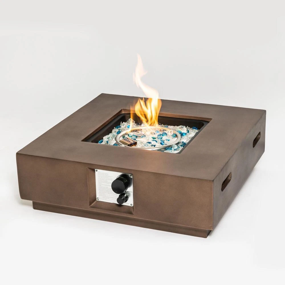 High Quality Concrete Table Propane Fire Pit Patio Gas Fire Pit Table New  Style | eBay