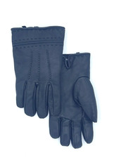 Genuine Leather Men's Gloves Black Made in Pakistan Size M 4961